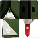  Set Kamp Šatora s krovom 2 pcs Zelena Tafta i Tkanina | shoptok.hr