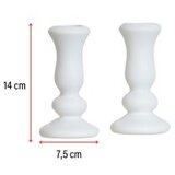 WALLXPERT set ukrasnih predmeta (2 komada) figure candle white | ePonuda.com
