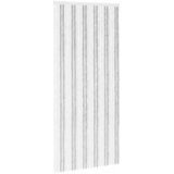vidaXL Zavjesa protiv insekata Chenille Svijetlo siva i bijela. - Svijetlo siva i bijela (dvostripa) 100 x 220 cm | shoptok.hr
