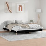  Okvir za krevet crni 150x200 cm konstruirano drvo | shoptok.hr