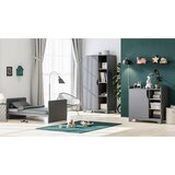 Modern Living Otroška Posteljica Leaf, Grafit, Hrast, 70x140 | Shoptok.si