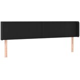  LED uzglavlje crno 163x16x78/88 cm od umjetne kože | shoptok.hr