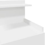  Noćni ormarići 2 kom s 2 ladice bijeli 40x36,5x62 cm | shoptok.hr