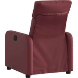 vidaXL Naslonjač od umjetne kože crvena boja vina | shoptok.hr