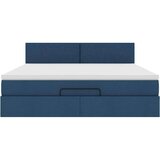 vidaXL Otomanski krevet s madracem plavi 180x200cm od tkanine | shoptok.hr