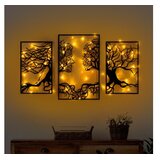 Wallity zidna dekoracija tree person 499, 71x116 cm, 3 delacrna | Eponuda.com