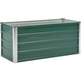 Furnova Visoka greda iz pocinkanega jekla 100x40x45 cm zelene barve, (21921462) | Shoptok.si