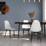 Maison Chic Jedilni stoli - Vzorci stoli 4 kosi bele barve PP A634, (22031965) | Shoptok.si