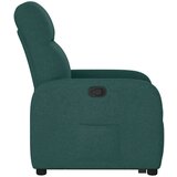  Naslanjač s funkcijo vstajanja temno zeleno blago, (21824749) | Shoptok.si