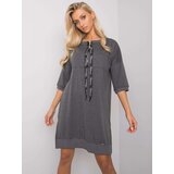 RELEVANCE Dress-RV-SK-6273.47P-dark gray | Shoptok.si