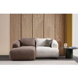 Atelier Del Sofa ugaona garnitura sofia, 200x155x105 cm, braon-bela | Eponuda.com