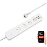  Immax NEO 07707L - Produžni kabl NEO LITE Smart 4AC + 4USB Wi-Fi Tuya 1,5m Cene
