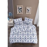 Mila Home Bela/modra enojna/podaljšana posteljnina z rjuho/3-delna 160x220 cm Geometric – | Shoptok.si