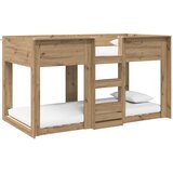 Krevet na kat za djecu Umjetnički hrast 80 x 200 cm | shoptok.hr