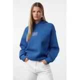 TRENDYOLMILLA ženski duks Twoaw25Sw00070, Saks-blue | Eponuda.com