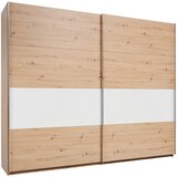 home24 OMARA Z DRSNIMI VRATI, barve grafita, bela, hrast artisan Cene