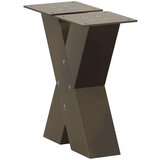  Noge za stolić X-oblika 2 kom prirodni čelik 40x(30-31)cm čelik | shoptok.hr