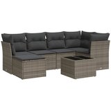  7-dijelni set vrtnih sofa sivi od poliratana | shoptok.hr