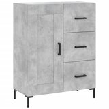 Maison Chic Komoda - Predalnik betonsko siva 69,5x34x90 cm inženirski les, (21718390) | Shoptok.si
