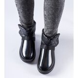 Gemre Black Shiny Short Snow Boots Delaune | Shoptok.si