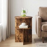  Bocni stol Dimljeni hrast Ø 39,5 x 55 cm Konstruirano drvo | Eponuda.com