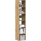 vidaXL Knjižne omare 2 kosa zložljiva artisan 30x30x80 cm inž. les | Shoptok.si