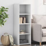 The Living Store Visoka omara bela 40x41x124 cm inženirski les - Visoka Omara, (21427628) Cene