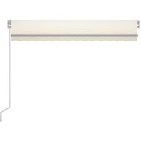Tenda na ručno uvlačenje s LED svjetlima 300 x 250 cm krem | Eponuda.ba
