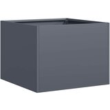 Maison Chic Cvetlično korito - Cvetlični Lonec antracit 40x40x30 cm jeklo, (21788659) | Shoptok.si
