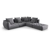 Micadoni Tamno siva kutna garnitura od bouclé tkanine (s desnim kutom) Bloom – Home | shoptok.hr