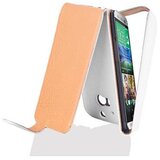 Cadorabo Ohišje, združljivo z HTC ONE M8 v snežno bela - Zaščitni ovitek v obliki flipa iz teksturiranega umetnega usnja, (20562104) | Shoptok.si