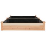  Povišena vrtna gredica s oblogom 240x120x25 cm masivna jelovina | Eponuda.ba