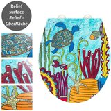Wenko WC deska s počasnim zapiranjem 37 x 44,5 cm Rollin'Art Under Water – | Shoptok.si