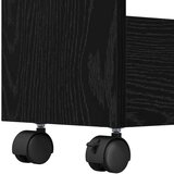  Uska kolica za pohranu Crni hrast 60 x 22 x 80 cm | shoptok.hr