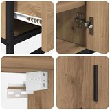 vidaXL set namještaja za kupaonicu 3 pcs hrast artisan 65 x 33 x 60 cm | shoptok.hr