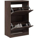  The Living Store Omarica za čevlje rjavi hrast 60x34x96,5 cm inženirski les - Omarica Za Čevlje, (21485510) Cene