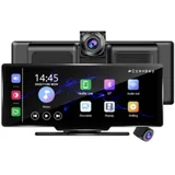 BEZICNI CARPLAY I ANDROID AUTO D1026W NAVIGACIJSKI EKRAN 10,26’ SA PREDNJOM I ZADNJOM KAMEROM I DVR-OM