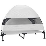  Povišeni krevet za pse Srebrno Siva 127 x 81 x 108 cm | Eponuda.com