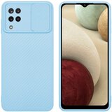 Cadorabo Ohišje, združljiv s Samsungom v Bonbon Light Blue - Zaščitni pokrov iz fleksibilnega silikona TPU in z zaščito pred kamero, (20593207) Cene