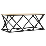  Stolić za kavu boja hrasta 100 x 49 x 40 cm konstruirano drvo | shoptok.hr