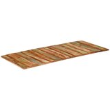  Pravokutna stolna ploča 60 x 140 cm 15 - 16 mm obnovljeno drvo | shoptok.hr