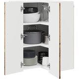  Zidni kutni ormar Lucca Staro drvo 57 x 57 x 80 cm | shoptok.hr