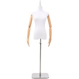  Podesiva lutka 165-213 cm s postoljem Žena PP Bijela Cene