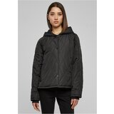 UC Ladies Ladies Oversized Diamond Quilted Hooded Jacket black Cene