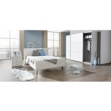 CARRYHOME omara z drsnimi vrati, bela | Shoptok.si