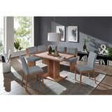 Cantus KOTNA KLOP, tekstil, leseni material barve hrasta, modrosiva | Shoptok.si