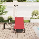 Ležaljka s jastukom, smeđa, poli ratan | Shoptok.si