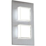 Eglo pias spoljna zidna lampa/2, led, 2x2,5w, inox/bela Cene