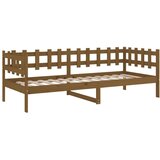  Dnevna postelja medeno rjava 80x200 cm trdna borovina, (20725909) | Shoptok.si