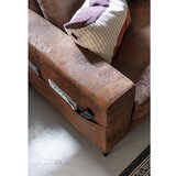 Miuform Smeđa sklopiva kutna garnitura od imitacije kože (s desnim kutom) Lofty Lilly – | shoptok.hr